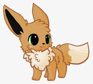 Drawing Eevee Cute Pokemon, HD Png Download, Transparent PNG