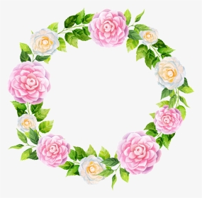 Peonia Rosa Corona Png Transparente - Tropical Flowers Frame, Png Download, Transparent PNG