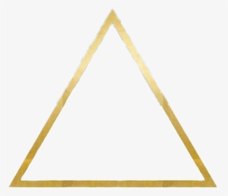 #triangle #background #gold #neon #lights #remixit - Triangle, HD Png Download, Transparent PNG