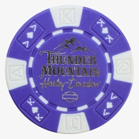 Purple And Yellow Poker Chip, HD Png Download, Transparent PNG