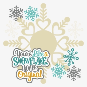 Transparent Snowflake Clipart Free - Miss Kate Cuttables Winter, HD Png Download, Transparent PNG