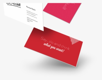 Falling Business Card B, HD Png Download, Transparent PNG