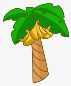 Banana Tree Clipart - Banana Tree Png Cartoon, Transparent Png, Transparent PNG