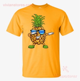Pineapple Dabbing Sunglasses Aloha Beaches T Shirt - T-shirt, HD Png Download, Transparent PNG