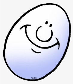 Clip Art Hen With Eggs Clipart Kid - White Egg With Face, HD Png Download, Transparent PNG