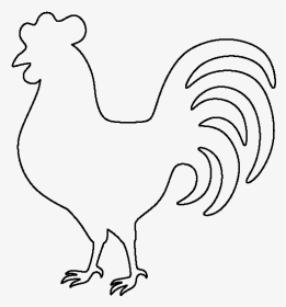 Rooster Template, HD Png Download, Transparent PNG