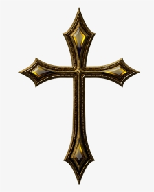 Gothic Cross 2 By Jojo-ojoj On Deviantart - Gothic Cross, HD Png Download, Transparent PNG