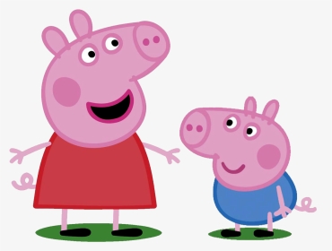Peppa Pig And George, HD Png Download, Transparent PNG