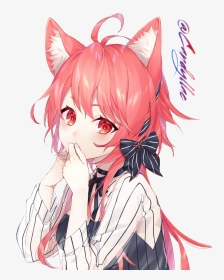 Cute Fox Anime Girl Hd Png Download Transparent Png Image Pngitem