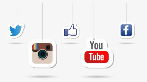 Instagram Facebook Twitter Youtube Icons, HD Png Download, Transparent PNG