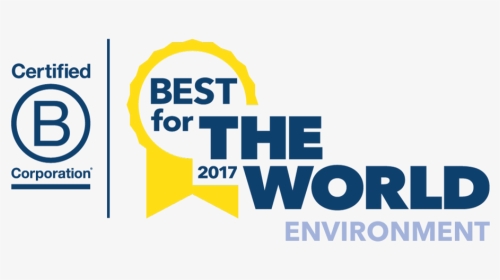 2017 Bftw Logo Environment Lg - B Corp Best For The World 2017, HD Png Download, Transparent PNG