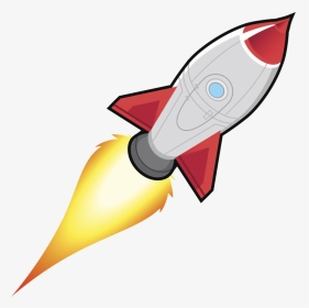 Cartoon Space Rocket Png, Transparent Png, Transparent PNG