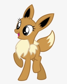 Pokemon Transparent Eevee - Eevee Pony, HD Png Download, Transparent PNG