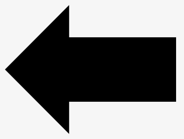 Arrow Left Side - Black-and-white, HD Png Download, Transparent PNG