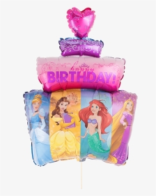 Disney Princess Happy Birthday - Happy Birthday Disney Princess Ballons, HD Png Download, Transparent PNG