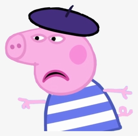 #peppapig #peppa #peppapigmeme #frenchpeppa #french - Peppa Pig Stickers, HD Png Download, Transparent PNG