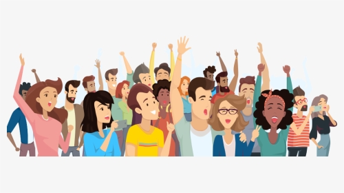 All Of Us - Vector Crowd Of People, HD Png Download, Transparent PNG