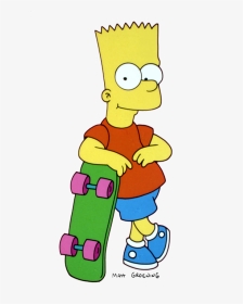 Thumb Image - Bart Simpson Skateboard, HD Png Download, Transparent PNG
