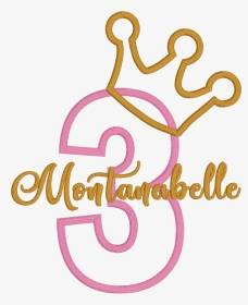 Princess Numbers With Crown, HD Png Download, Transparent PNG