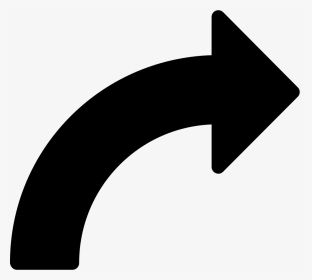 Turn Right Arrow - Turn Arrow Icon Png, Transparent Png, Transparent PNG