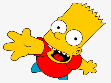 Transparent Bart Simpson Clipart - Vector Bart Simpson, HD Png Download, Transparent PNG