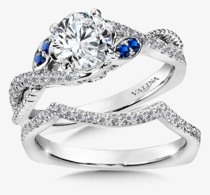 Valina Diamond Ring Sapphire, HD Png Download, Transparent PNG