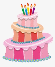 #cake #happybirthday - Transparent Background Birthday Cake Clipart, HD Png Download, Transparent PNG