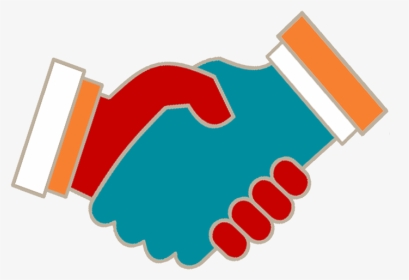 Colorful Handshake Icon Symbolizes Public Voice Ny - Colorful Handshake Clipart, HD Png Download, Transparent PNG