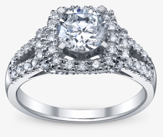 56 Round Diamonds Are Delicately Set In A A Split Band - Jeff And Jordan Big Brother Engagement Ring, HD Png Download, Transparent PNG