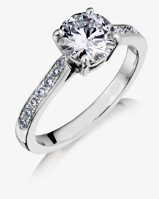 Internally Flawless Diamond Engagement Ring With Diamond - Pre-engagement Ring, HD Png Download, Transparent PNG