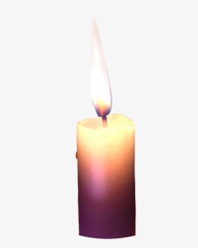 #candle #flame #light #night #real Original Photograph - Advent Candle, HD Png Download, Transparent PNG