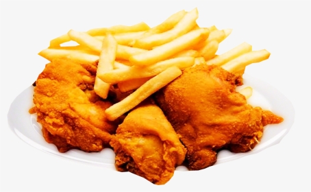 Fried Chicken And Chips Png, Transparent Png, Transparent PNG