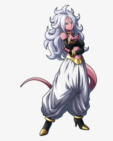 Render Dbfighterz Android 21 By Purplehato Dc1g5h6 - Dragon Ball Fighterz Majin Buu, HD Png Download, Transparent PNG