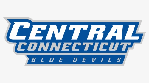 Central Connecticut Blue Devils Wordmark - Central Connecticut State Football Logo, HD Png Download, Transparent PNG