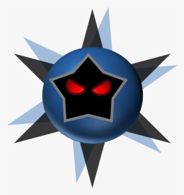 3d Dark Star By Rotommowtom On Clipart Library - Super Mario Dark Star, HD Png Download, Transparent PNG