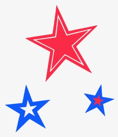 Red White And Blue Stars Transparent Background, HD Png Download, Transparent PNG
