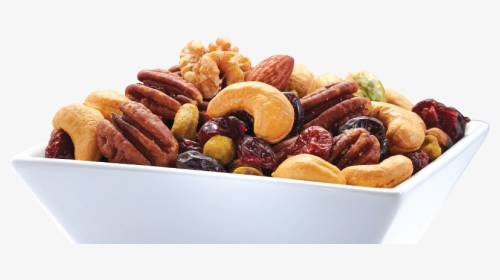 Bowl Of Mixed Nuts And Dried Fruits - Mixed Nuts, HD Png Download, Transparent PNG