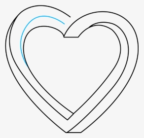 How To Draw Impossible Heart - Heart Drawing, HD Png Download, Transparent PNG