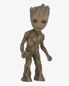Guardians Groot Replica Marvel Action Figure Pop Toys - Baby Groot White Background, HD Png Download, Transparent PNG