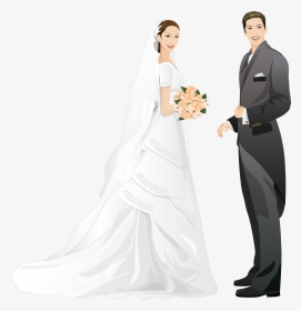 Wedding Couple Clip Art, HD Png Download, Transparent PNG