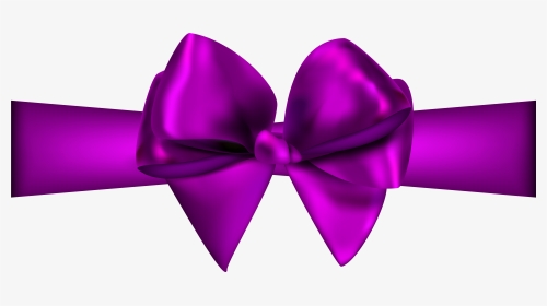 Purple Ribbon With Bow Png Clip Art - Blue Ribbon Png Transparent, Png Download, Transparent PNG