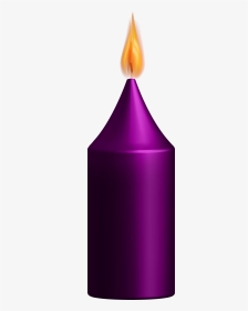 Purple Candle Png Clip Art - Triangle, Transparent Png, Transparent PNG