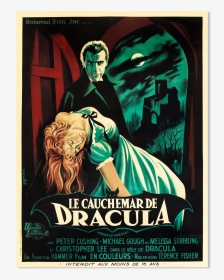 Le Cauchemar De Dracula Vintage Movie Poster Art Posters - Horror Of Dracula Movie Poster, HD Png Download, Transparent PNG