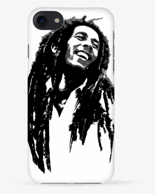 Bob Marley T-shirt Art Apron Painting - Bob Marley B&w, HD Png Download, Transparent PNG