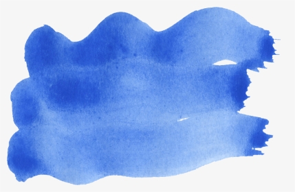 Blue Ink Paint Brush , Png Download - Watercolor Paint, Transparent Png, Transparent PNG