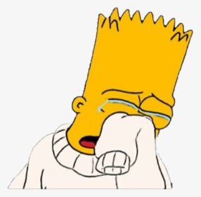 #bartsimpson #simpsons #sad #broken #down #lost #depression - Sad Simpsons Stickers, HD Png Download, Transparent PNG