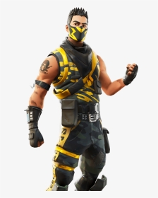 40 Leaked Skin - Black And Yellow Skin Fortnite, HD Png Download, Transparent PNG