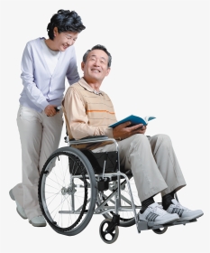 Transparent Wheelchair Png - Old People Wheelchair Png, Png Download, Transparent PNG