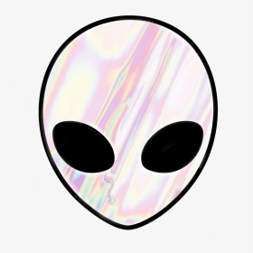#alien👽 #alien #sticker #holo #holographic @classic - Circle, HD Png Download, Transparent PNG