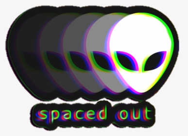 #space #alien #glitch #glitcheffect #universe #planets - Alien Glitch, HD Png Download, Transparent PNG